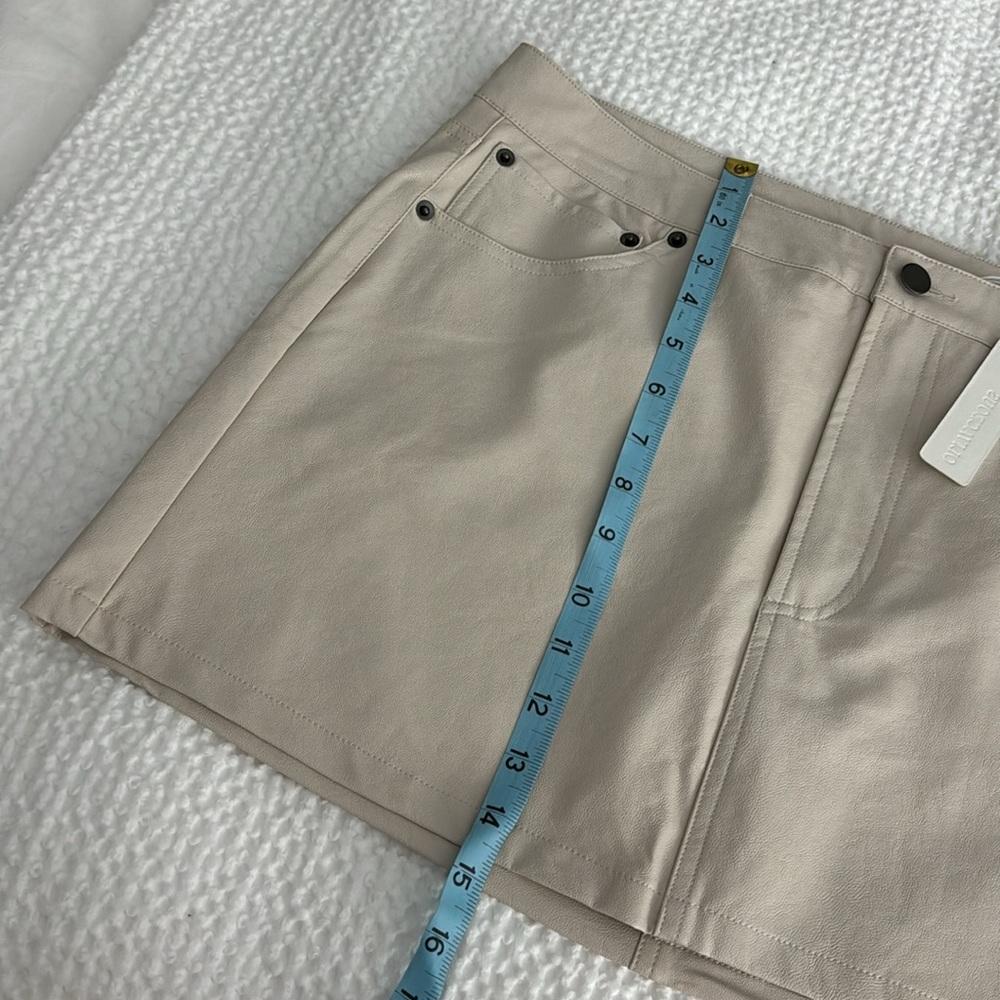 Faux Leather Skirt - Picture 7 of 8